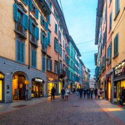 Negozi nel centro di Bergamo
